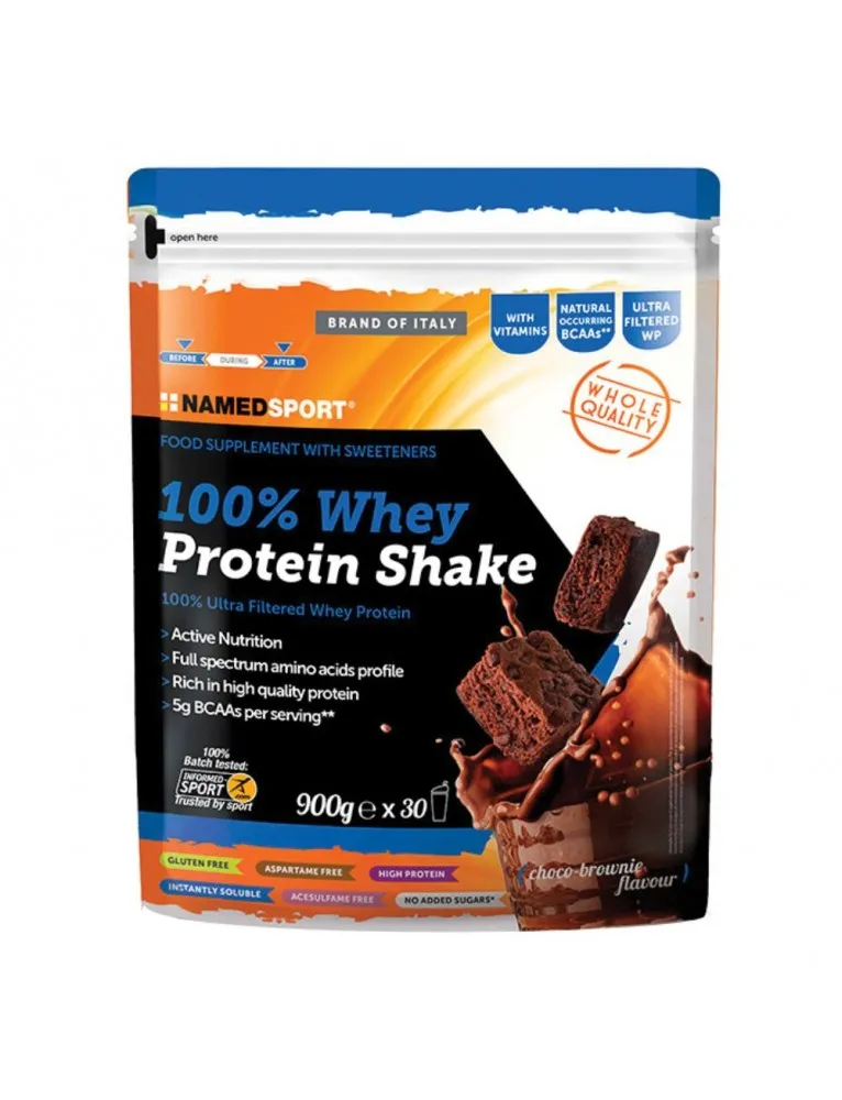 Named 100% Whey Protein Shake Choco Brownie 900g