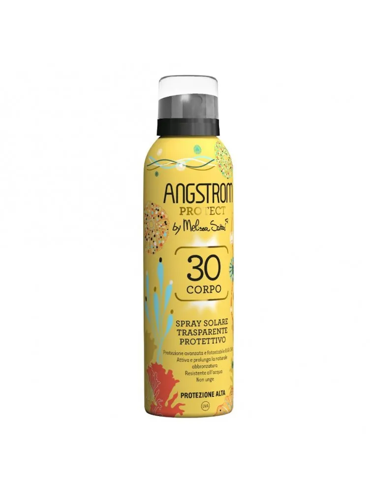 Angstrom Spray Solare Trasparente Corpo SPF 30 Protettivo 150 ml
