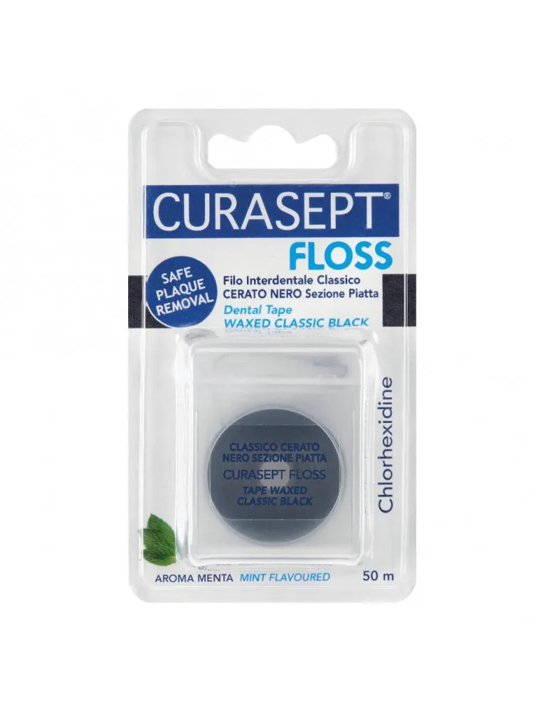 Curasept Floss Nero Cerato Clorexidina 50m