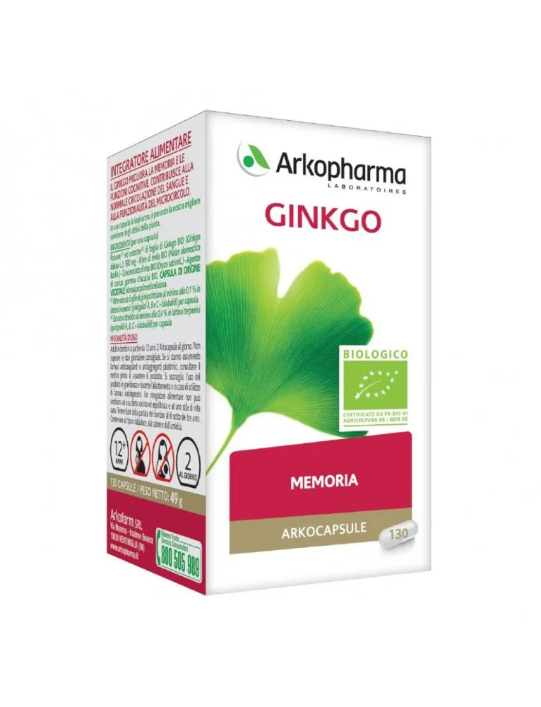 Arkocapsule Ginko Bio 130 Capsule