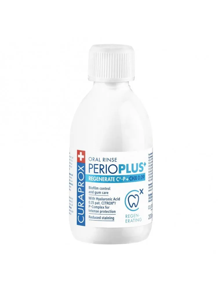 Curaprox Collutorio Perio Plus + Regenerate Chx 0,09% 200ml