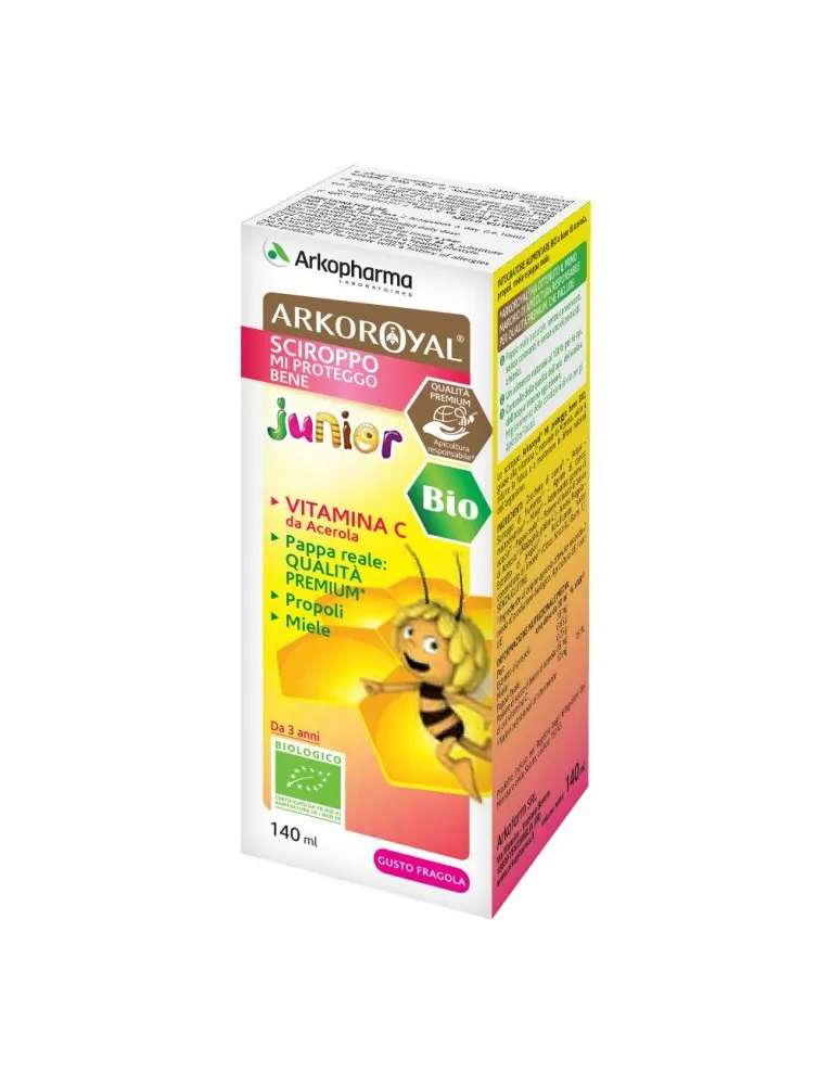 Arkoroyal Sciroppo Mi Proteggo Bene Junior 140ml