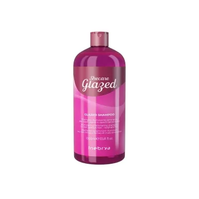 Inebrya Shecare Glazed Shampoo Illuminante Laminante per Capelli Spenti e Opachi 1000ml