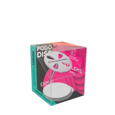 Staleks Disco per Pedicure Allungato L e Set di Lime Monouso Grana 180 5pz