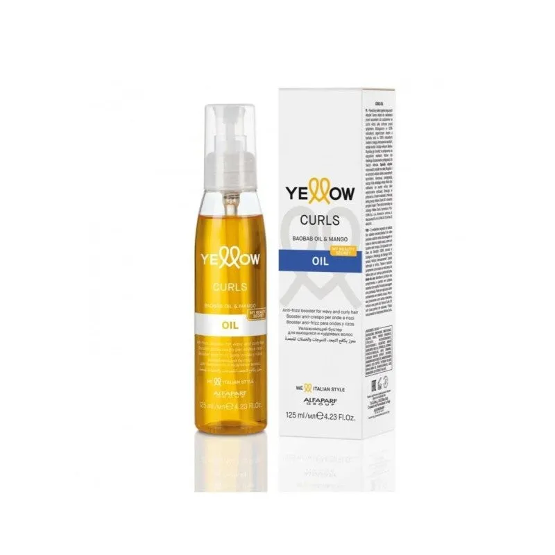 Yellow Professional Curls Oil 125ml - olio anticrespo idratante capelli ricci crespi