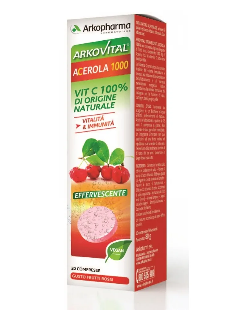 Arkovital Acerola 20 Compresse Effervescenti