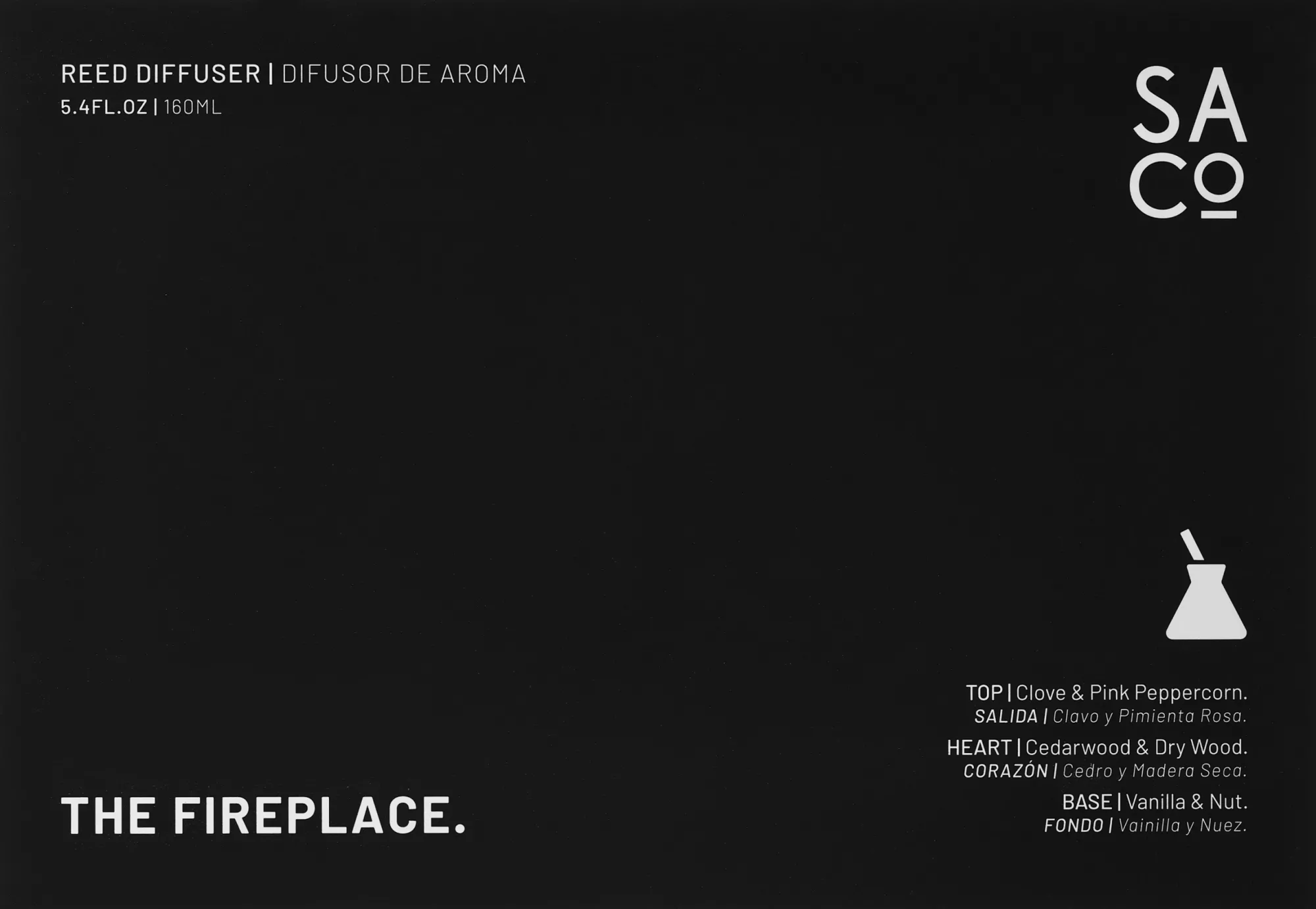 Diffusore di aromi "Caminetto", nero