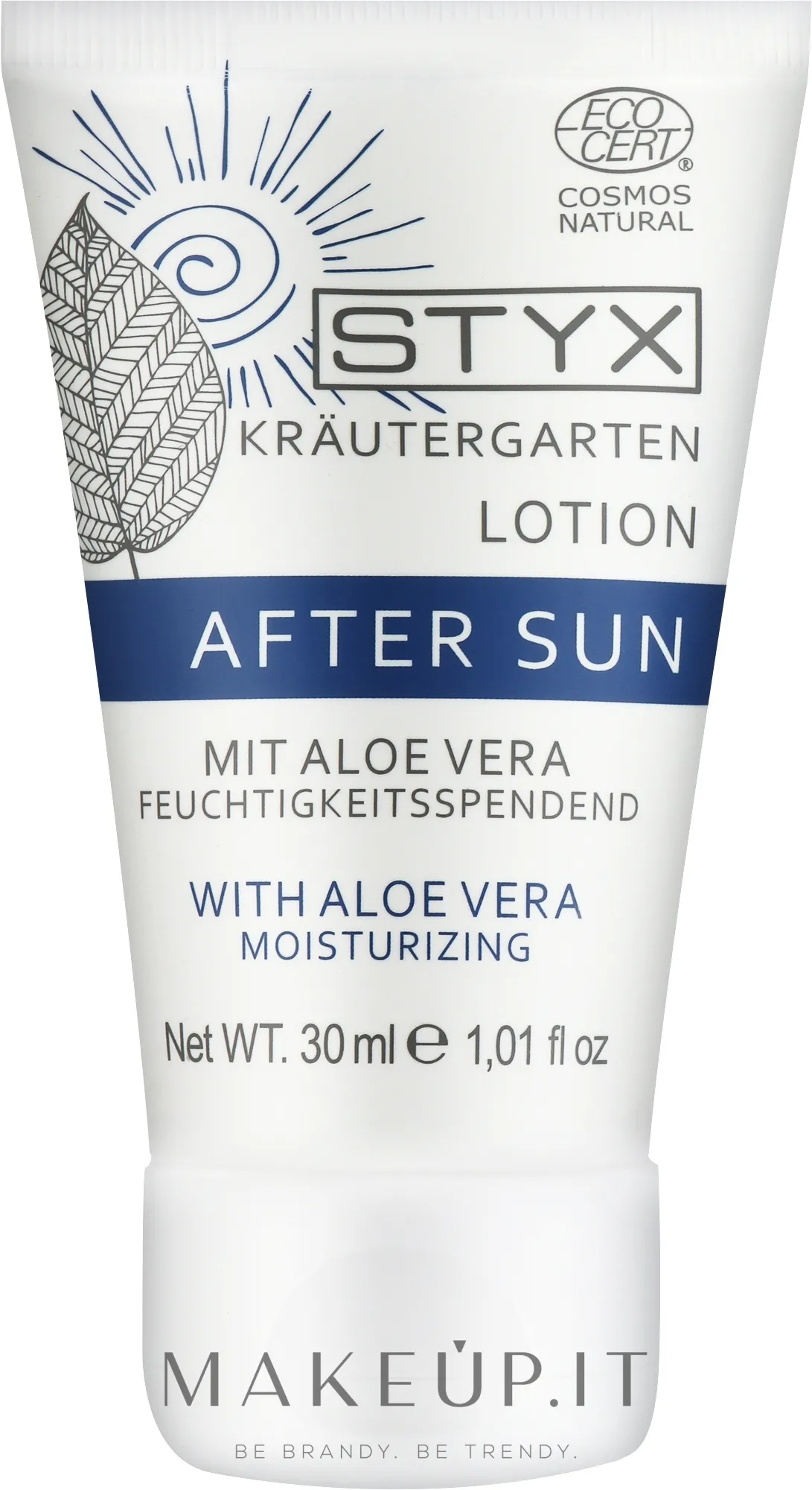 Lozione doposole all'aloe vera