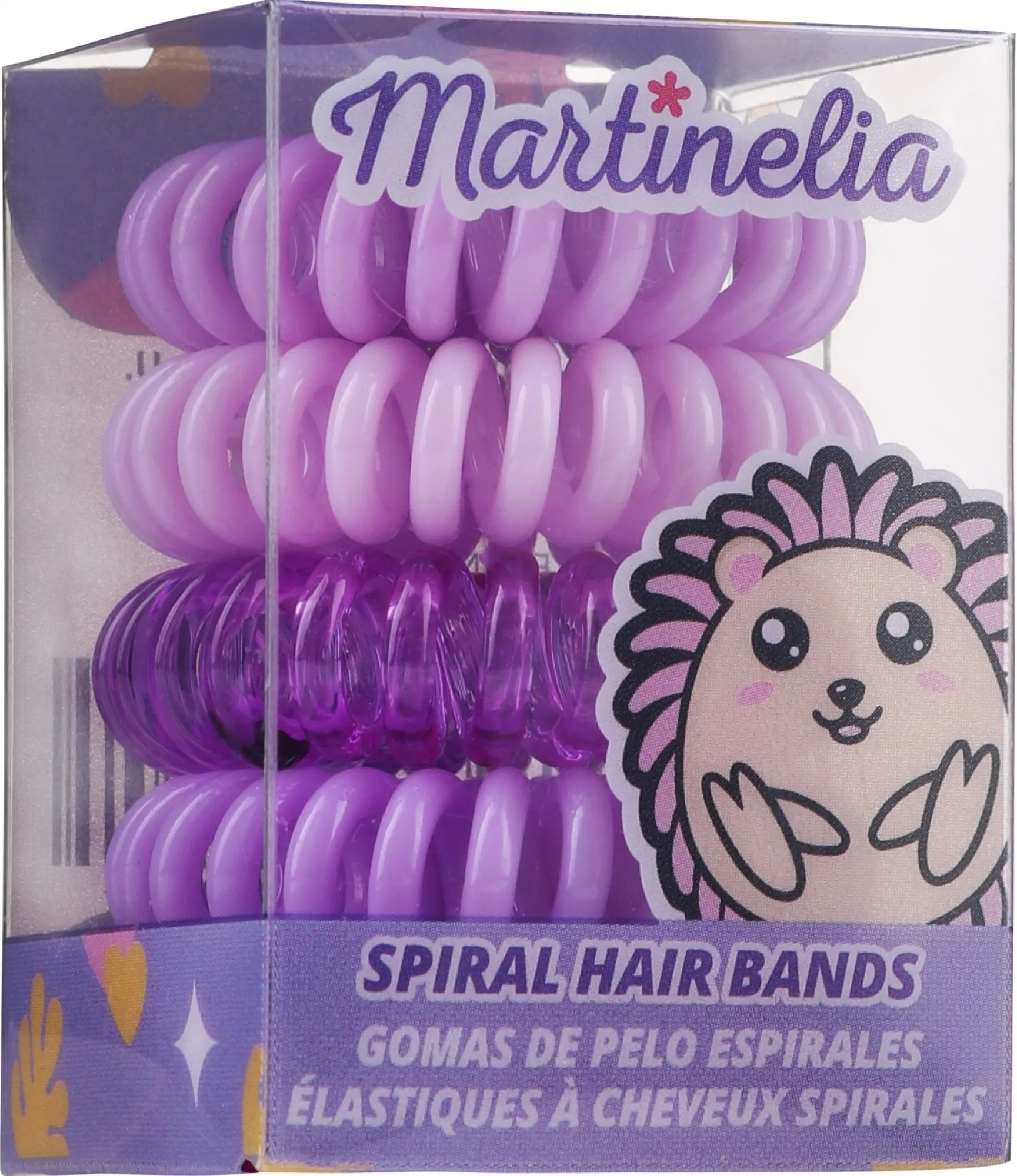 Elastici per capelli, viola, 5 pz.
