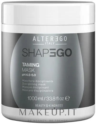 Maschera lisciante per capelli ribelli e crespi