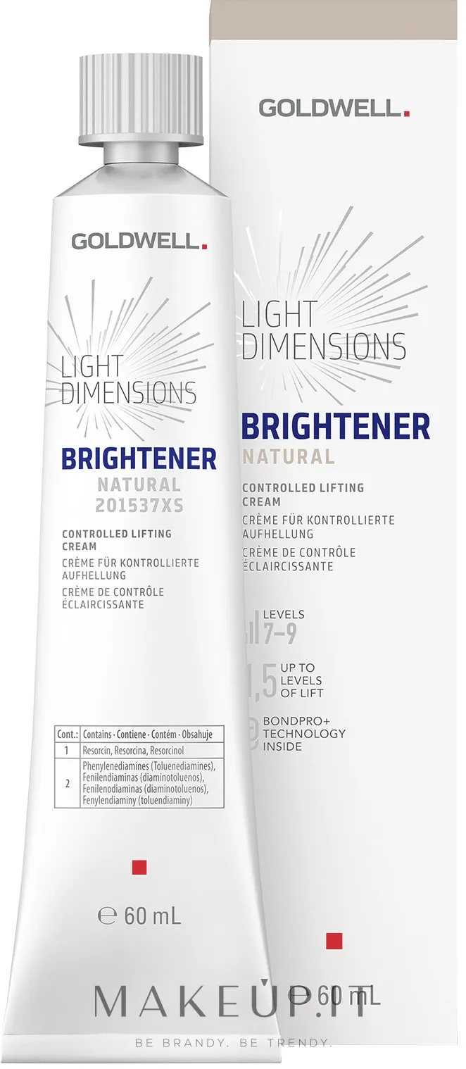 Crema-tinta schiarente per capelli