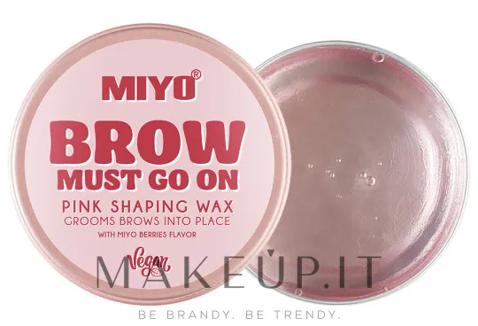 Miyo Brow Must Go On Pink Shaping Wax